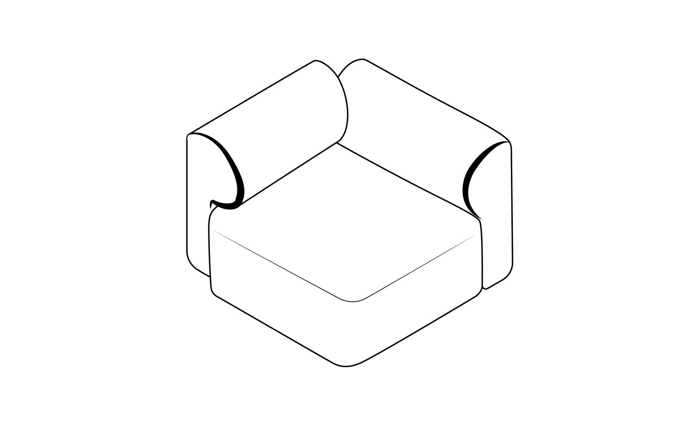 Podium RK1 (sæde venstre modul)