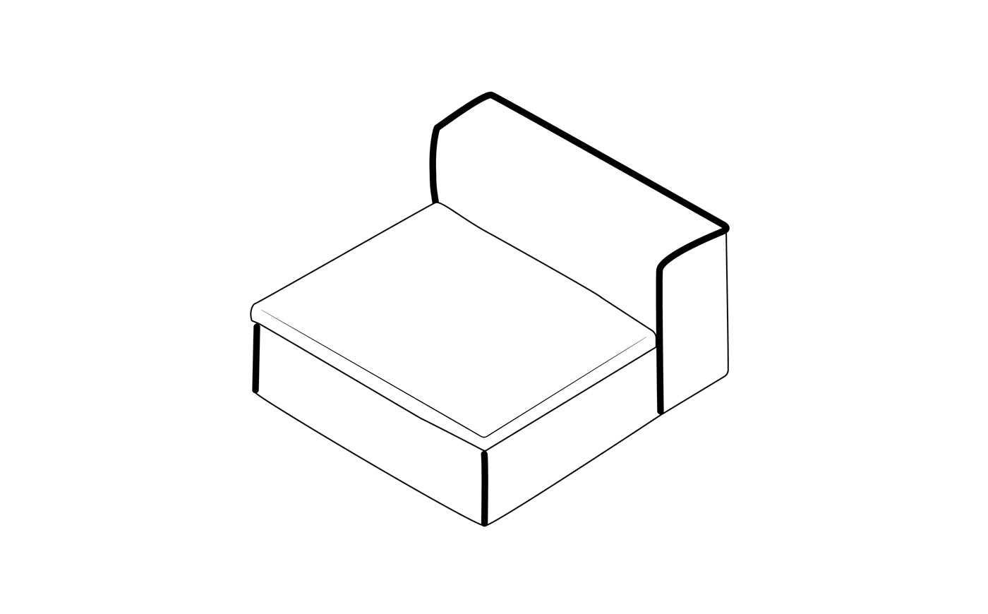 Podium TN1 (Sæde modul)