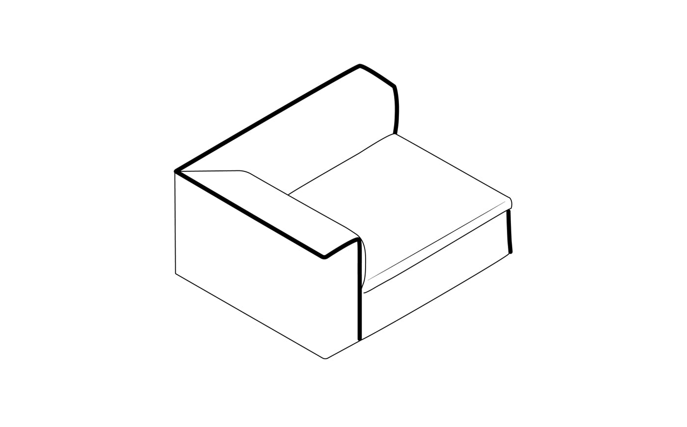 Podium TN1 (Sæde højre modul)